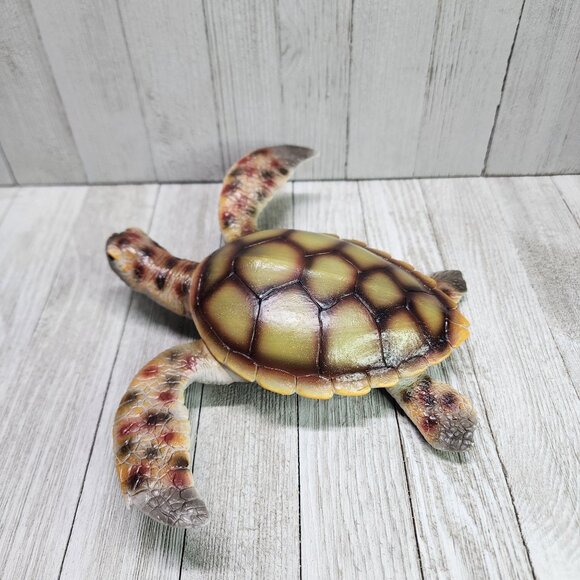 Sea Turtle Squishy Lifelike Animal Toy Action Figure Kids Party Gifts Education - Picture 4 of 11